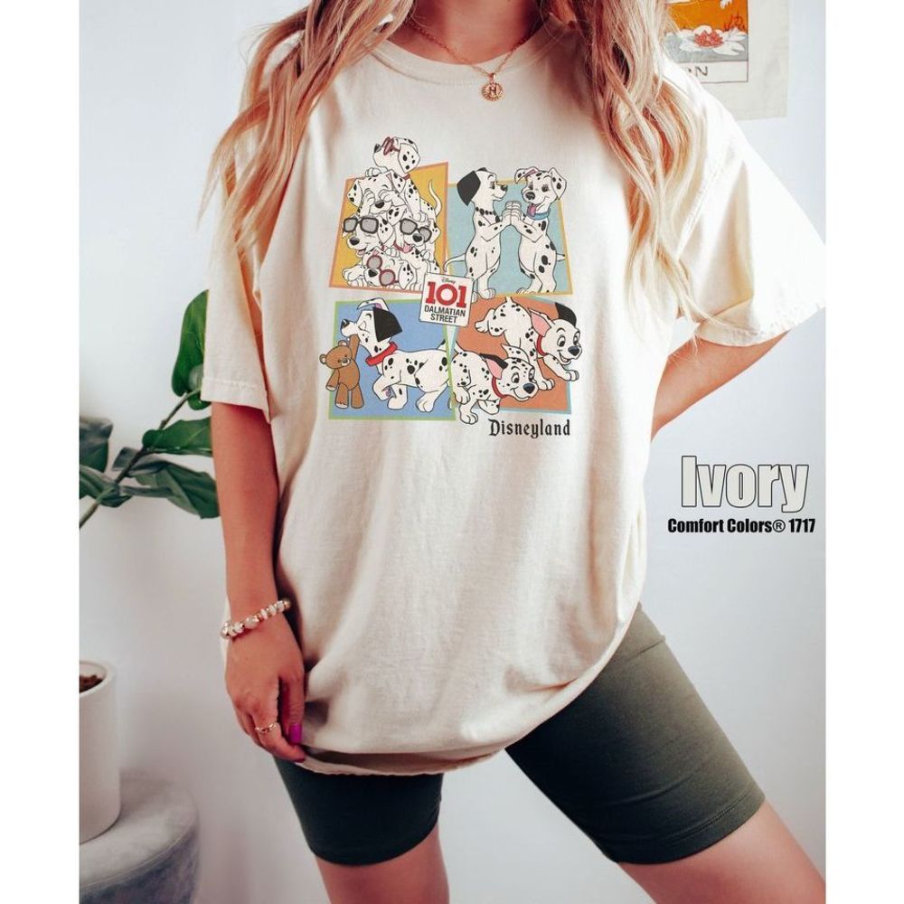 Retro 101 Dalmatian Dogs Group Shot Shirt